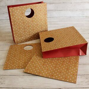 Boutique Gift Tote Bags Kraft Cardboard Box Lot Heavy Quality